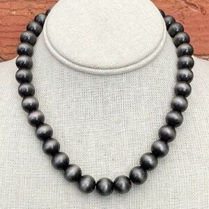 12mm Navajo Style Pearl Necklace
